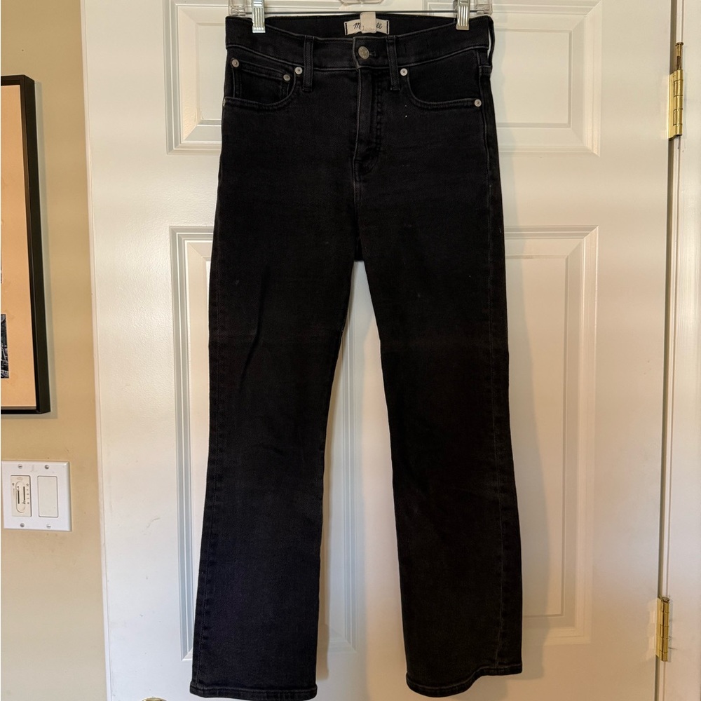 Madewell Black Cali Demi-Boot Jeans